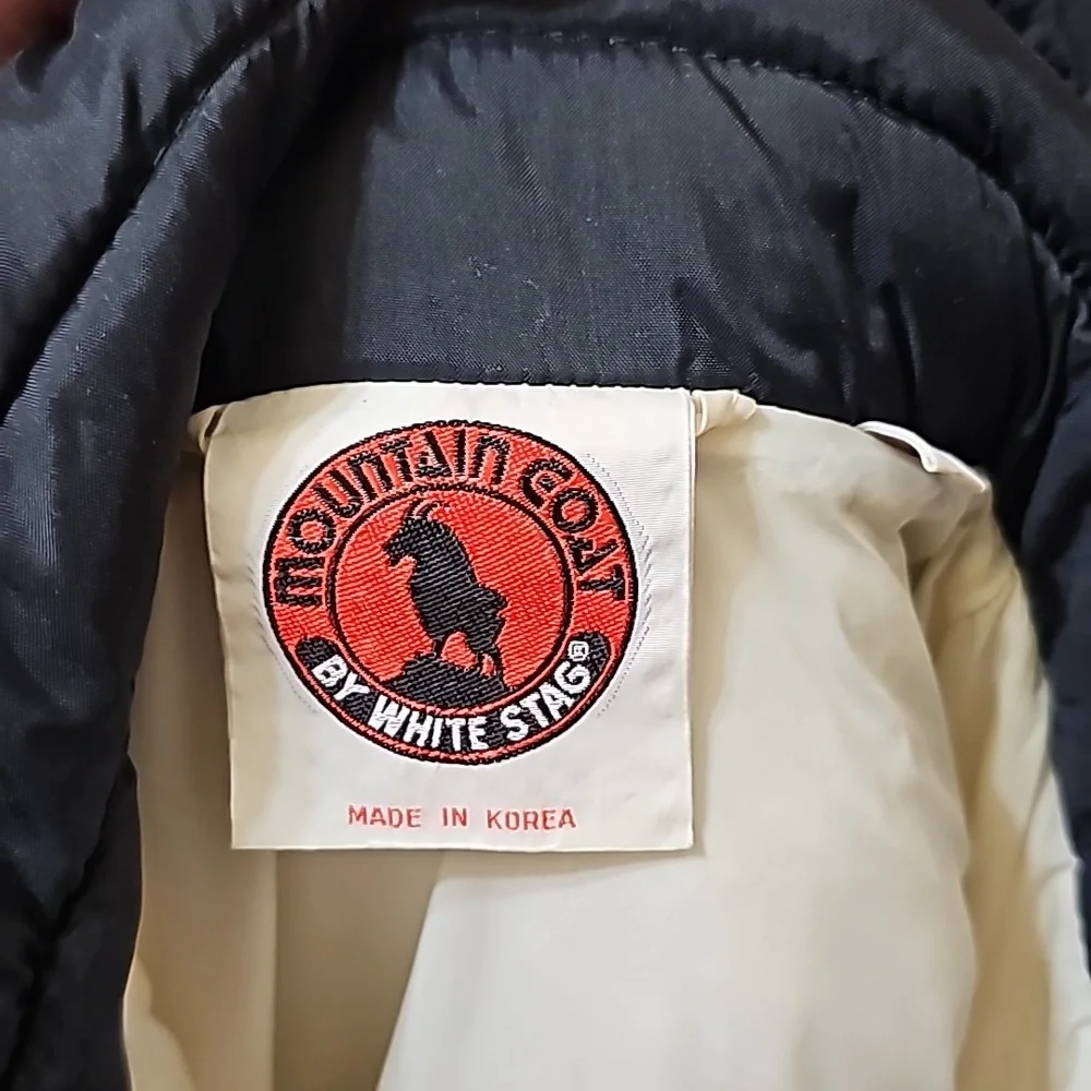 Mountain Goat By White Stag puffer jacket vintage Women's Color Block nylon ❄️